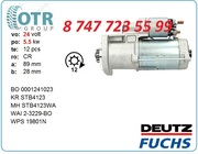 Стартер Deutz,  Fuchs 0001241023